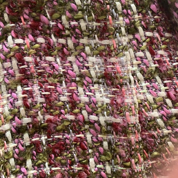 ST JOHN SPORT size M pink tweed jacket in great condition - Picture 6 of 8